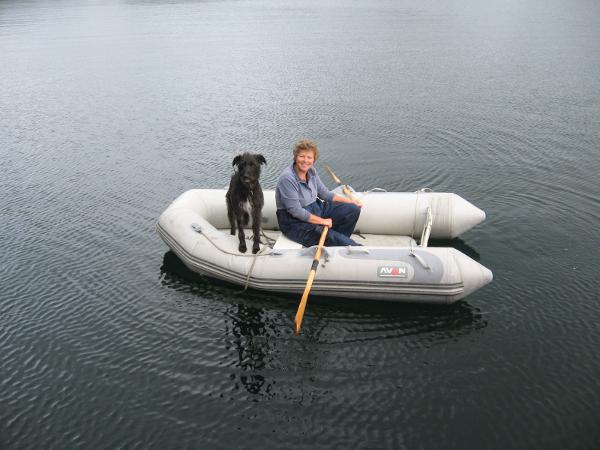 Jane and Alf the dog